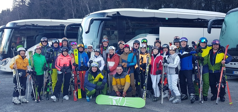 Gruppenbild Skisafari 2025