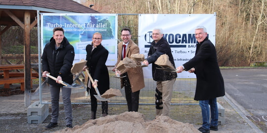 Geförderter flächendeckender Breitbandausbau in Auerbach