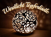 Windlicht Töpferlädle