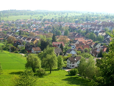 Blick auf Langensteinbach